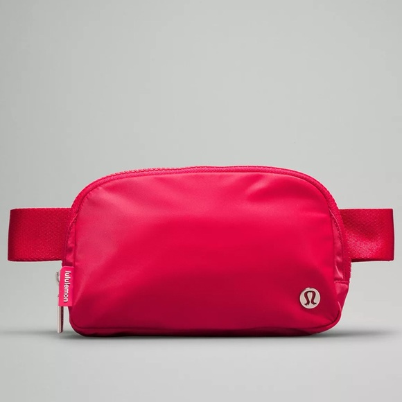 lululemon athletica Handbags - Lululemon Everywhere Belt Bag Cherry Mist Crossbody Bag Waist Bag NWT
